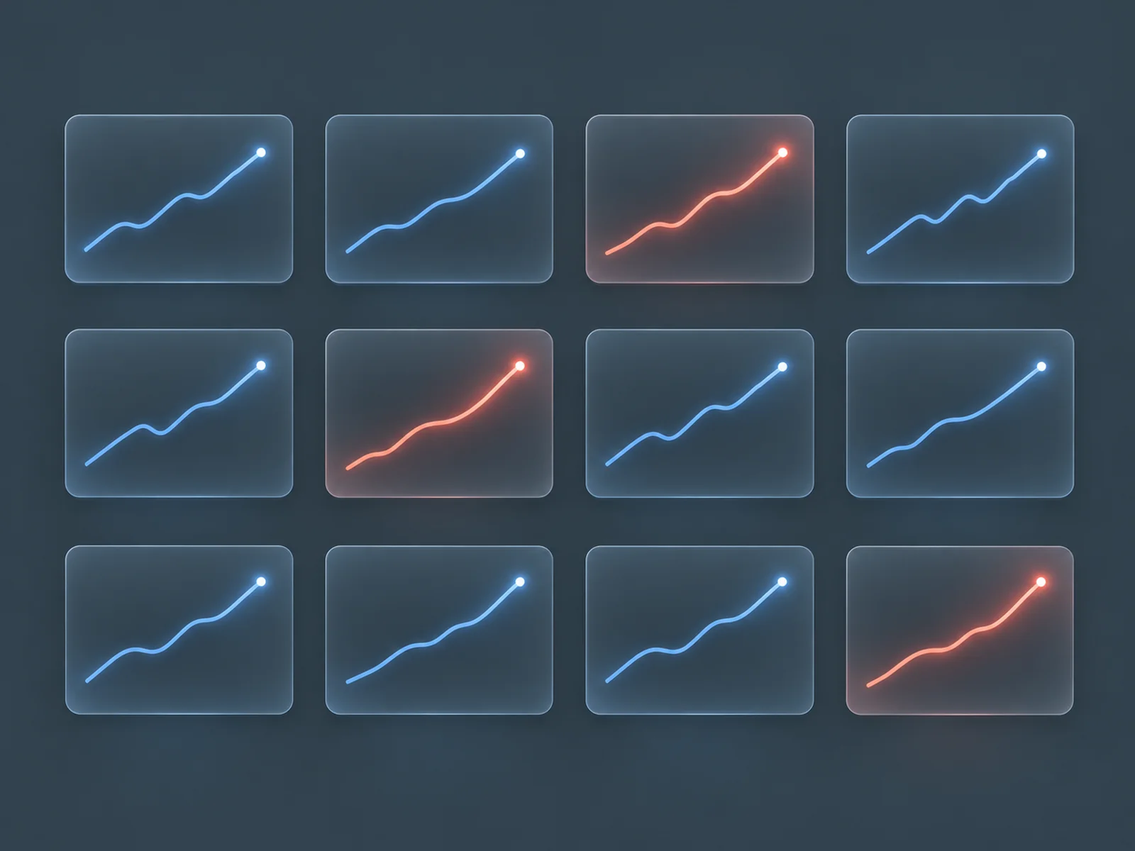 Monthly and quarterly reporting cadence visual.